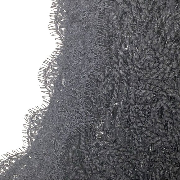 Zara Trafaluc Crop Top Women Sz S Embroidered Lace Zip Up Sleeveless Tank Blouse - Picture 3 of 9